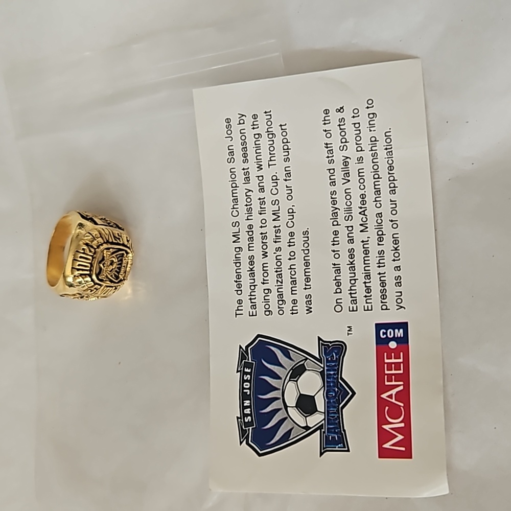 2003 MLS Replica World Cup Ring